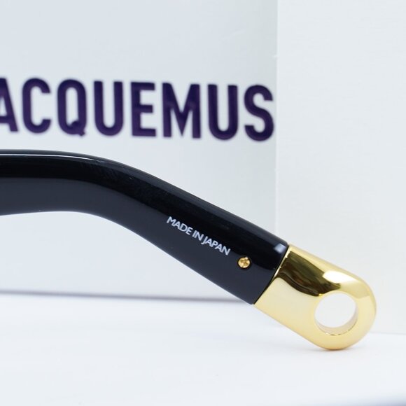 Jacquemus COLAPSO JAC/15 C1 Geometric Sunglasses - Black/Brown - Picture 7 of 11